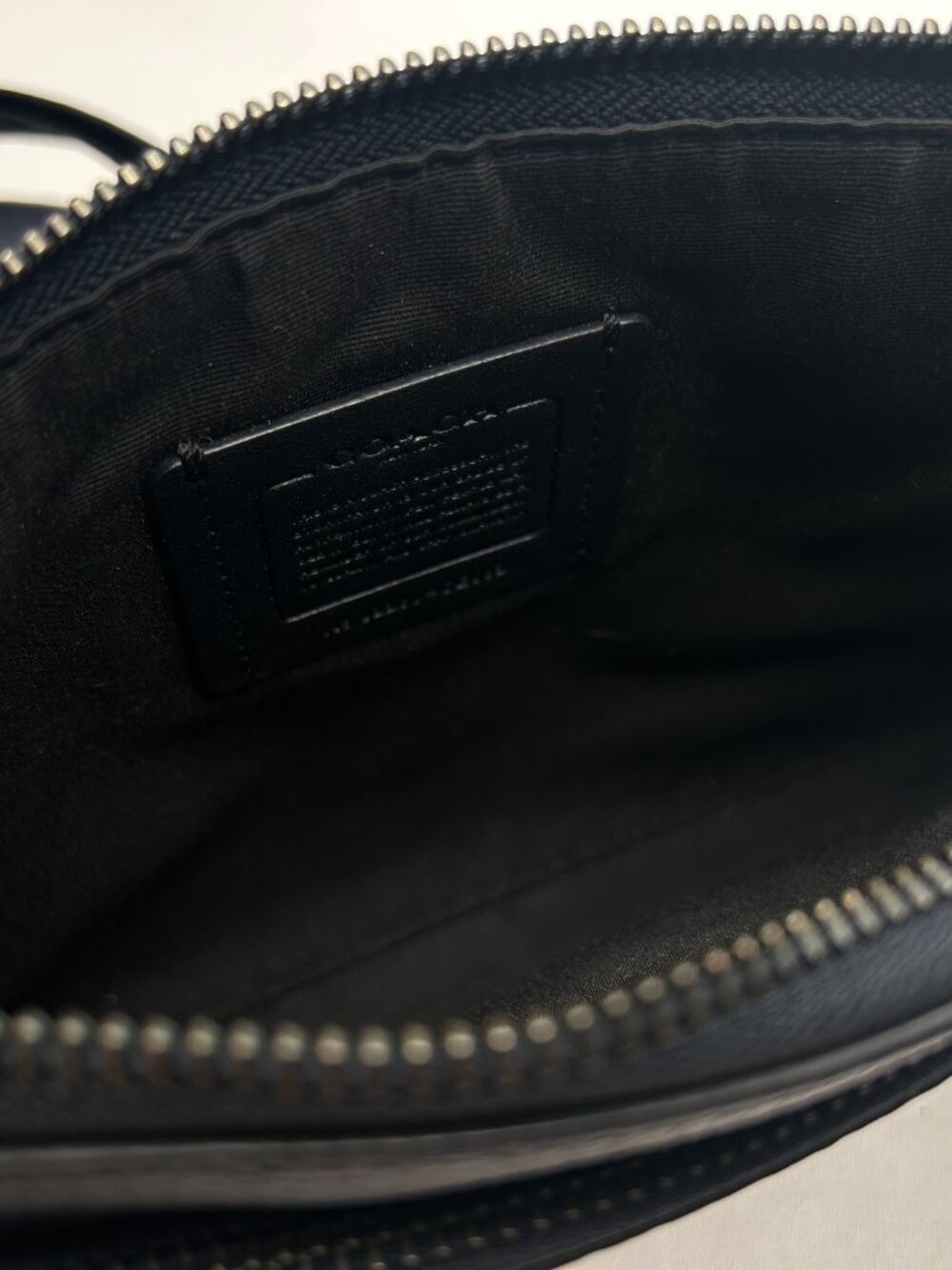 COACH CE682 Holden Crossbody Bag Black Pebble Leather Purse Adjustable Strap - Picture 3 of 12